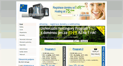 Desktop Screenshot of ehosting.cz