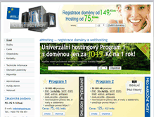 Tablet Screenshot of ehosting.cz